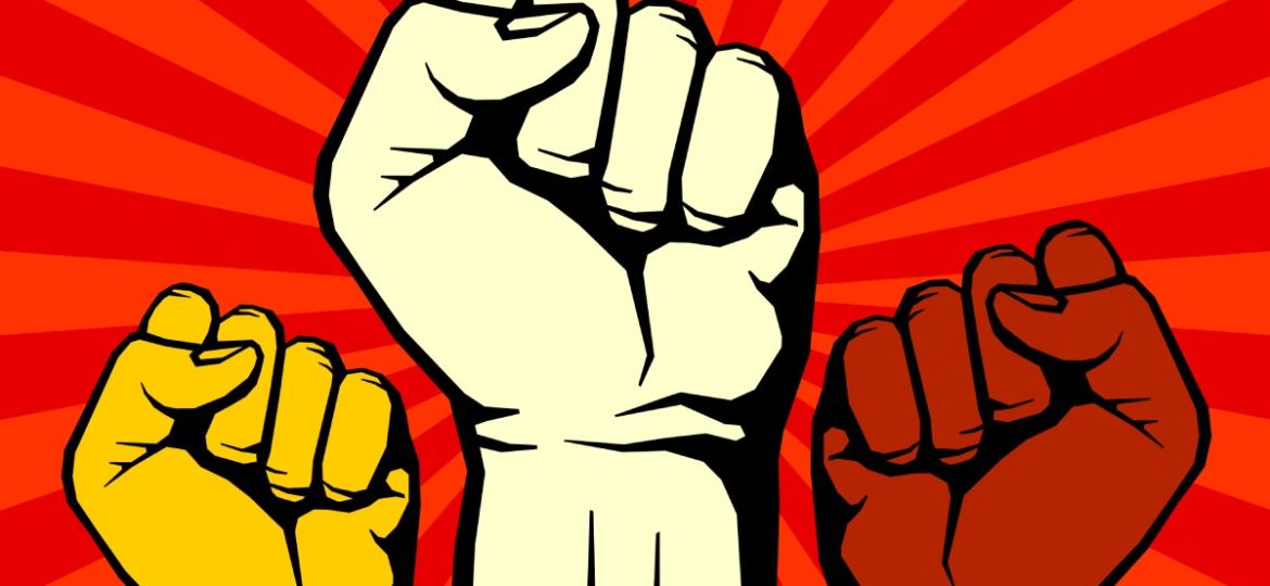 Protest, rebel vector revolution art poster (Demo)